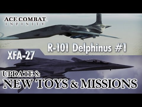 Ace Combat Infinity - PS3 - Update #8 New Toys &amp; New Missions (Trailer)