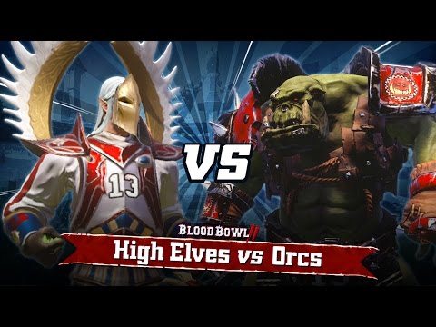 Blood Bowl 2: Orcs Vs High Elves - Gameplay