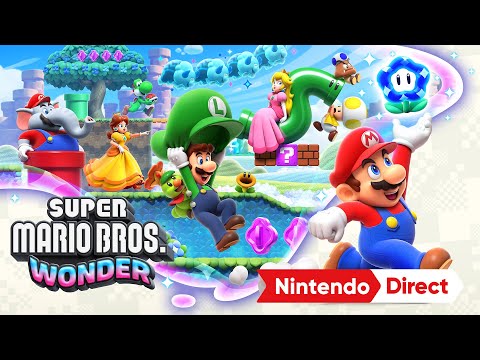 Super Mario Bros. Wonder sbarcherà su Nintendo Switch il 20 ottobre!