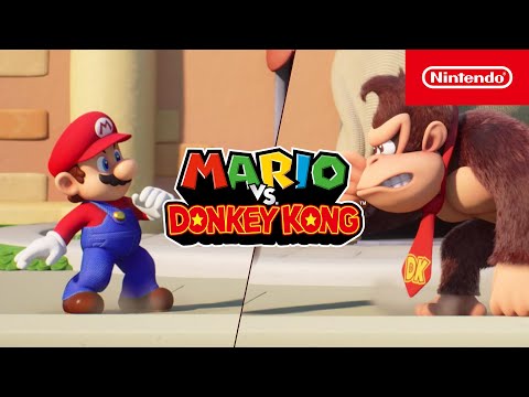 Mario vs. Donkey Kong marcia su Nintendo Switch il 16 febbraio 2024