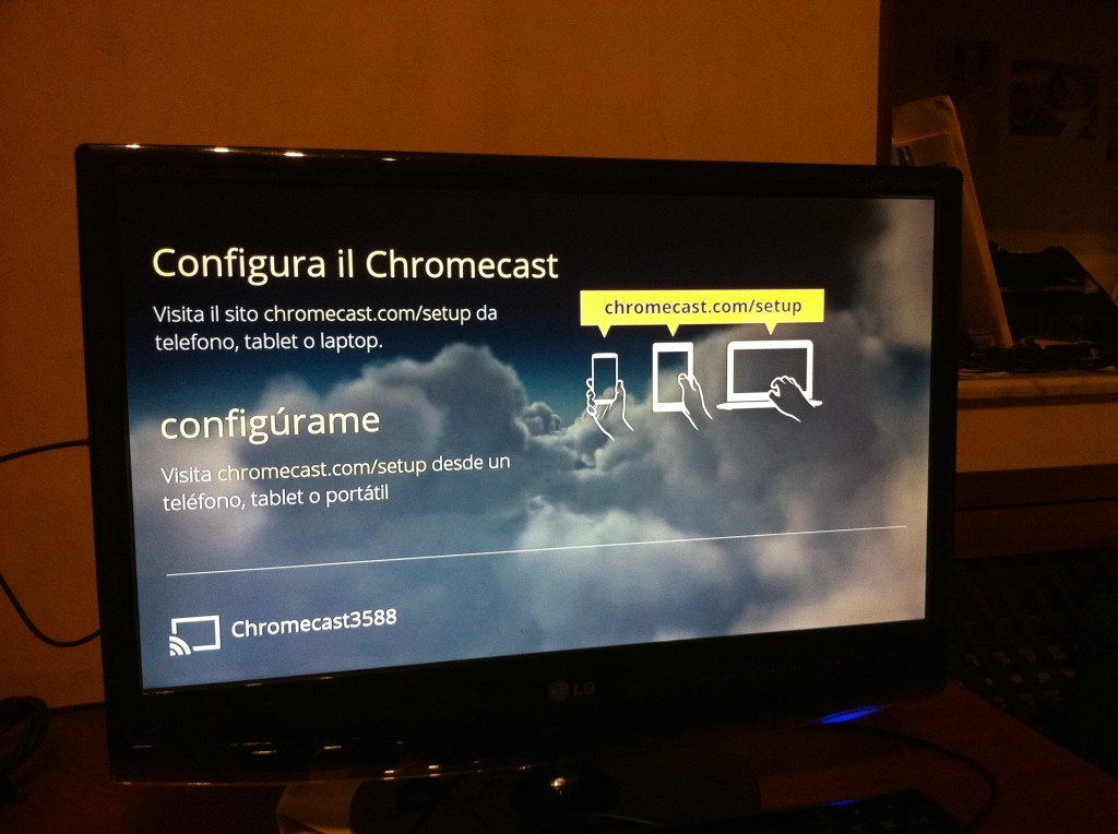 Configurazione Chromecast